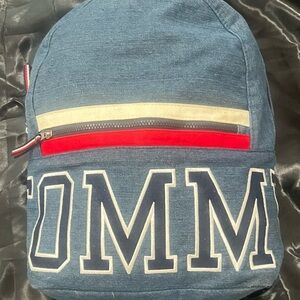 TOMMY HILFIGER jean backpack , used​